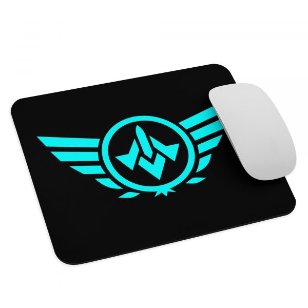 WMS Mouse Pad | Logo | Black/ Aqua