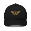 Old Gold Embroidered Logo Dad Cap | Organic