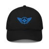 Aqua Embroidered Logo Dad Cap | Organic