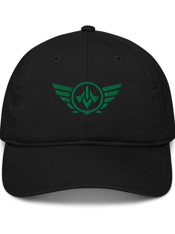 Kelly Green Embroidered Logo Dad Cap | Organic