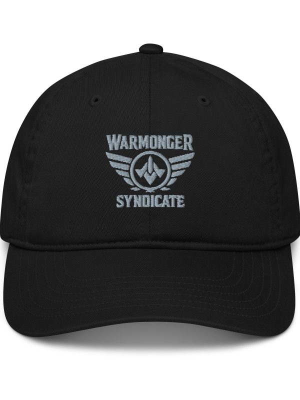 Grey Embroidered Brand Logo Dad Cap | Organic