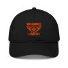 Orange Embroidered Brand Logo Dad Cap | Organic