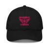 Flamingo Embroidered Brand Logo Dad Cap | Organic