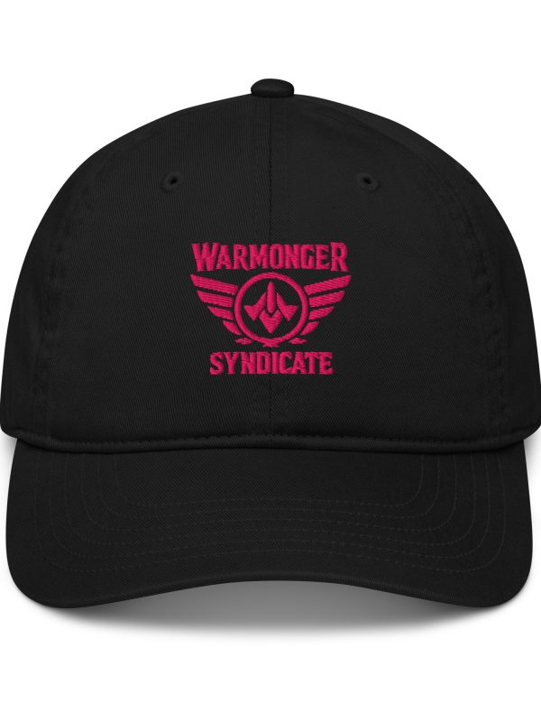 Flamingo Embroidered Brand Logo Dad Cap | Organic