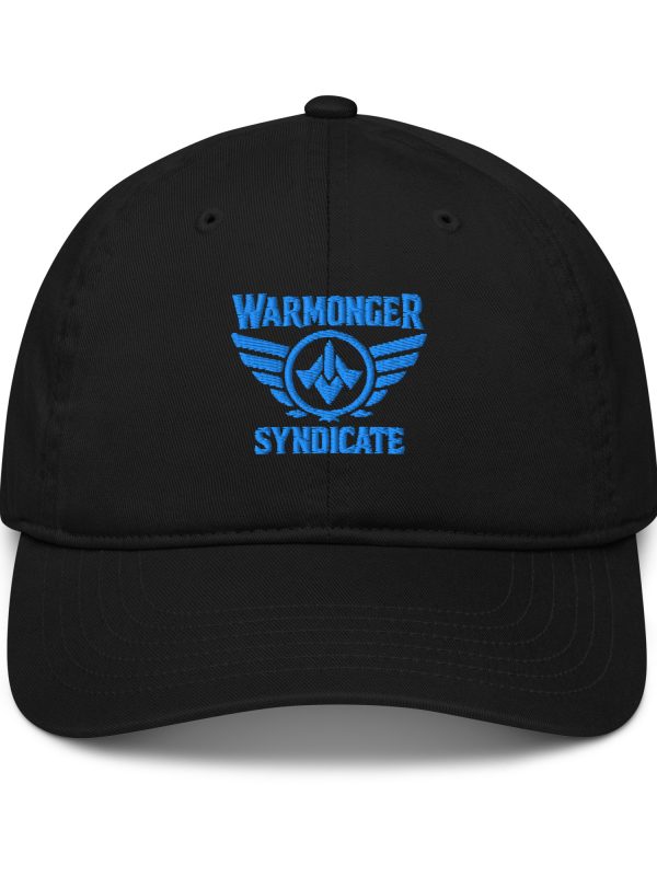 Aqua Embroidered Brand Logo Dad Cap | Organic