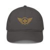 Old Gold Embroidered Logo Dad Cap | Organic