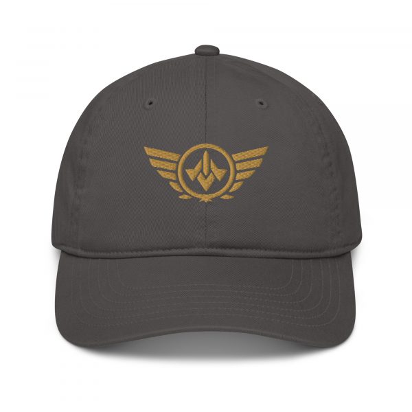 Old Gold Embroidered Logo Dad Cap | Organic
