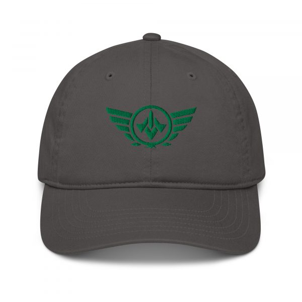 Kelly Green Embroidered Logo Dad Cap | Organic