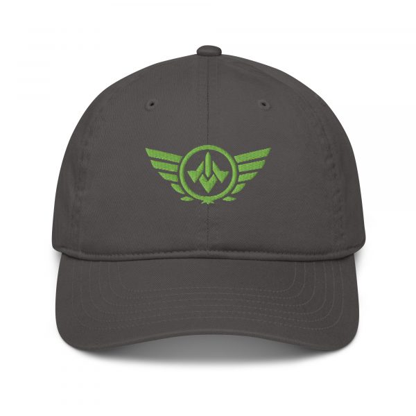 Kiwi Green Embroidered Logo Dad Cap | Organic