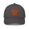 Orange Embroidered Brand Logo Dad Cap | Organic
