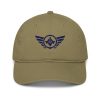 Navy Embroidered Logo Dad Cap | Organic
