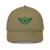 Kelly Green Embroidered Logo Dad Cap | Organic