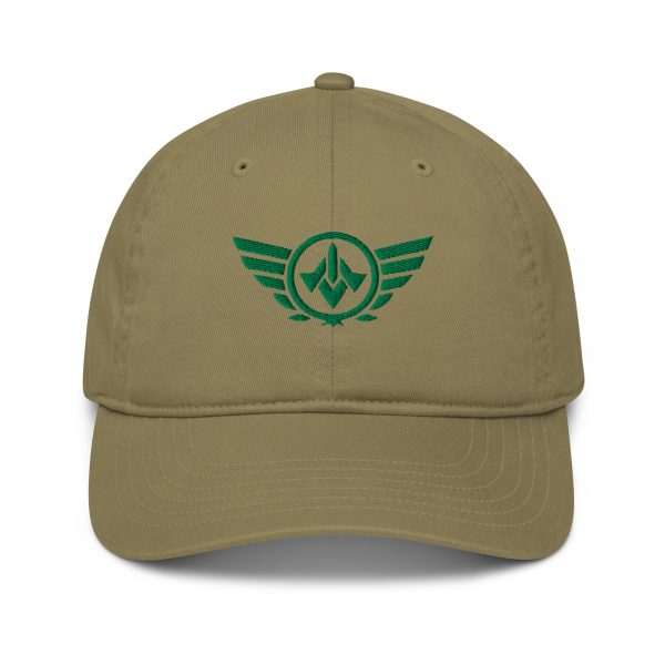 Kelly Green Embroidered Logo Dad Cap | Organic
