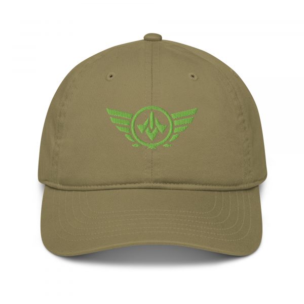 Kiwi Green Embroidered Logo Dad Cap | Organic