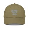 Grey Embroidered Brand Logo Dad Cap | Organic