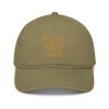 Old Gold Embroidered Brand Logo Dad Cap | Organic