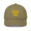 Gold Embroidered Brand Logo Dad Cap | Organic