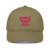 Flamingo Embroidered Brand Logo Dad Cap | Organic