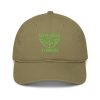 Kiwi Green Embroidered Brand Logo Dad Cap | Organic