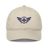 Navy Embroidered Logo Dad Cap | Organic