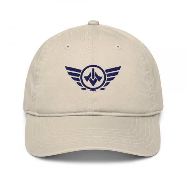 Navy Embroidered Logo Dad Cap | Organic