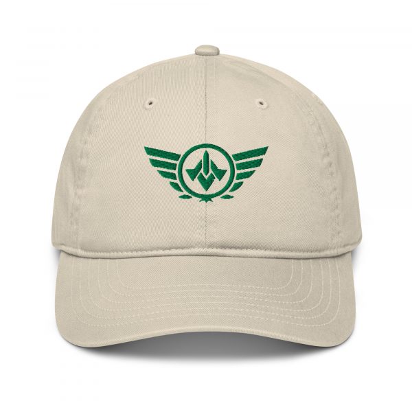 Kelly Green Embroidered Logo Dad Cap | Organic