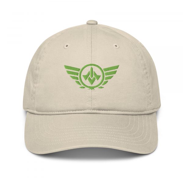 Kiwi Green Embroidered Logo Dad Cap | Organic