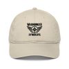 Black Embroidered Brand Logo Dad Cap | Organic