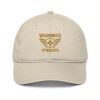 Old Gold Embroidered Brand Logo Dad Cap | Organic