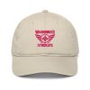 Flamingo Embroidered Brand Logo Dad Cap | Organic