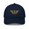 Old Gold Embroidered Logo Dad Cap | Organic