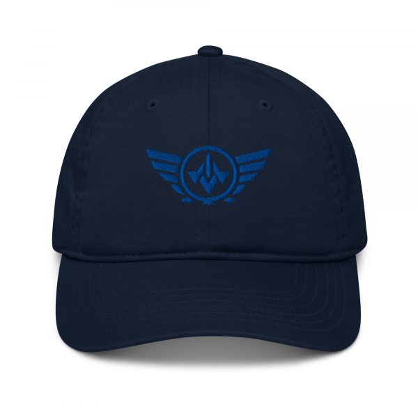 Royal Embroidered Logo Dad Cap | Organic