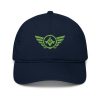 Kiwi Green Embroidered Logo Dad Cap | Organic
