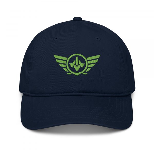 Kiwi Green Embroidered Logo Dad Cap | Organic