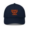 Orange Embroidered Brand Logo Dad Cap | Organic