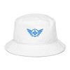 Aqua Embroidered Logo Bucket Hat | Organic