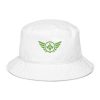 Kiwi Green Embroidered Logo Bucket Hat | Organic