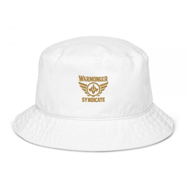 Old Gold Embroidered Brand Logo Bucket Hat | Organic