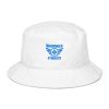 Aqua Embroidered Brand Logo Bucket Hat | Organic