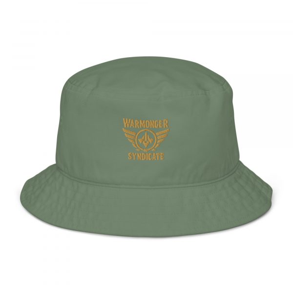 Old Gold Embroidered Brand Logo Bucket Hat | Organic