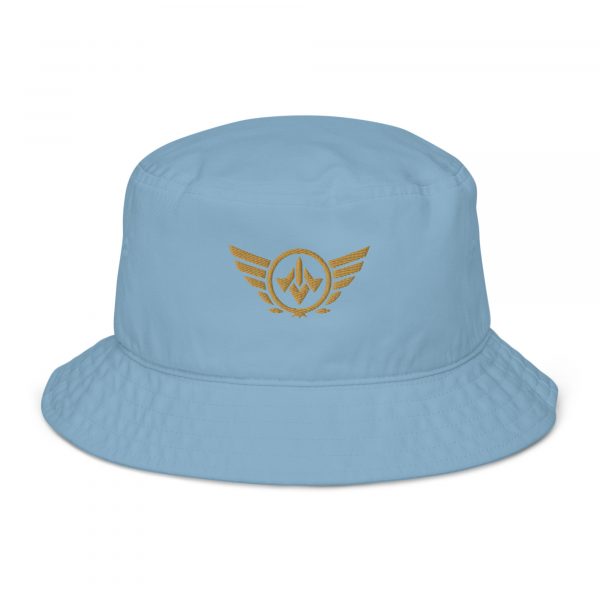 Old Gold Embroidered Logo Bucket Hat | Organic