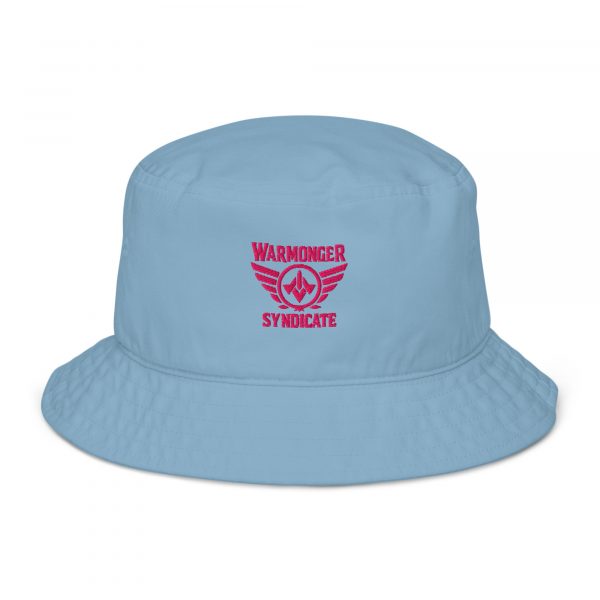 Flamingo Embroidered Brand Logo Bucket Hat | Organic