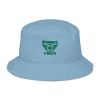 Kelly Green Embroidered Brand Logo Bucket Hat | Organic