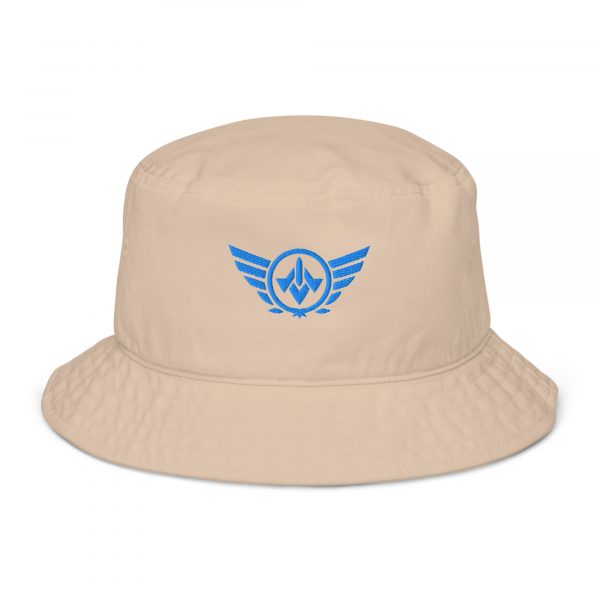 Aqua Embroidered Logo Bucket Hat | Organic