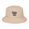 Navy Embroidered Brand Logo Bucket Hat | Organic