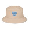 Aqua Embroidered Brand Logo Bucket Hat | Organic
