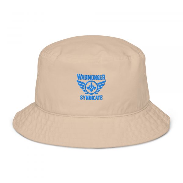Aqua Embroidered Brand Logo Bucket Hat | Organic