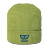 Royal Embroidered Brand Logo Beanie | Organic Ribbed