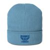 Royal Embroidered Brand Logo Beanie | Organic Ribbed
