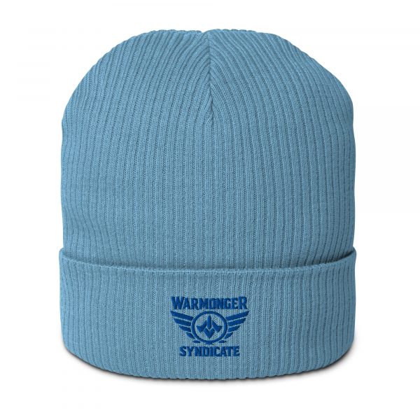 Royal Embroidered Brand Logo Beanie | Organic Ribbed